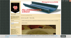 Desktop Screenshot of napimoslek.blog.hu
