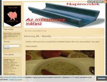 Tablet Screenshot of napimoslek.blog.hu