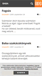 Mobile Screenshot of csecsemo.blog.hu
