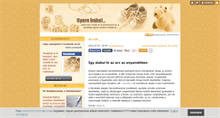 Desktop Screenshot of gyerebaba.blog.hu