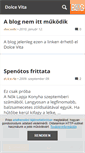 Mobile Screenshot of dolcevita.blog.hu