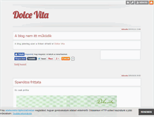 Tablet Screenshot of dolcevita.blog.hu