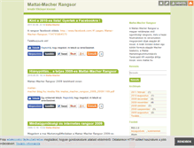 Tablet Screenshot of mattai-macher.blog.hu