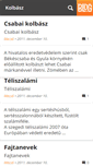 Mobile Screenshot of magyarkolbasz.blog.hu