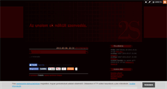 Desktop Screenshot of 2econdskin.blog.hu