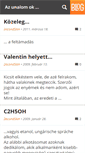 Mobile Screenshot of 2econdskin.blog.hu