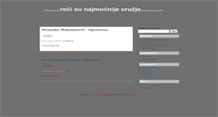 Desktop Screenshot of nevenna.blog.rs