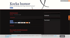 Desktop Screenshot of kockahumor.blog.hu