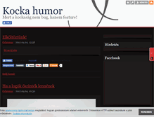 Tablet Screenshot of kockahumor.blog.hu