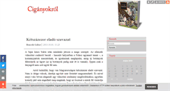 Desktop Screenshot of ciganyokrol.blog.hu