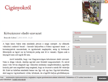 Tablet Screenshot of ciganyokrol.blog.hu
