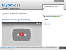 Tablet Screenshot of igynevess.blog.hu