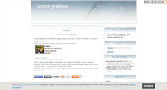 Desktop Screenshot of ogamez.blog.hu