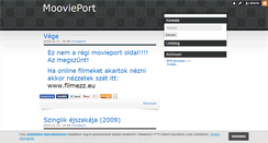 Desktop Screenshot of moovieport.blog.hu