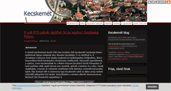 Desktop Screenshot of kecskemet.blog.hu