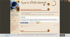 Desktop Screenshot of gyanusallas.blog.hu