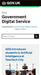 Mobile Screenshot of gds.blog.gov.uk