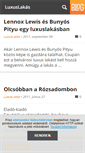 Mobile Screenshot of luxuslakasok.blog.hu