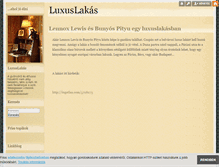 Tablet Screenshot of luxuslakasok.blog.hu