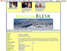 Tablet Screenshot of penzionblesk.blog.cz