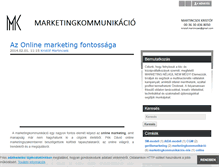 Tablet Screenshot of marketingkommunikacio.blog.hu