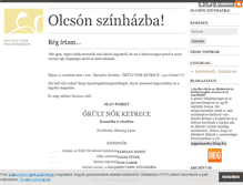 Tablet Screenshot of olcsoszinhazjegyek.blog.hu