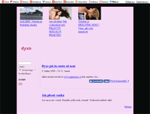 Tablet Screenshot of dyxo.blog.cz