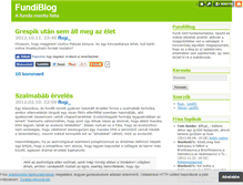 Tablet Screenshot of fundi.blog.hu