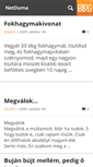 Mobile Screenshot of netduma.blog.hu