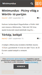 Mobile Screenshot of minimundus.blog.hu