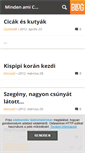 Mobile Screenshot of napicuki.blog.hu