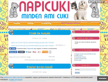 Tablet Screenshot of napicuki.blog.hu