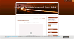 Desktop Screenshot of leszarom.blog.hu