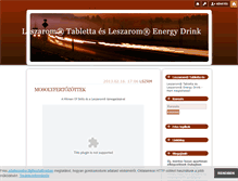 Tablet Screenshot of leszarom.blog.hu