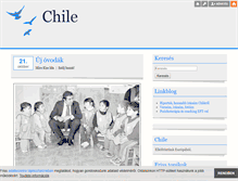Tablet Screenshot of chile.blog.hu