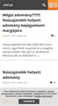 Mobile Screenshot of civilpr.blog.hu