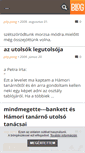 Mobile Screenshot of 13g-tetelek.blog.hu