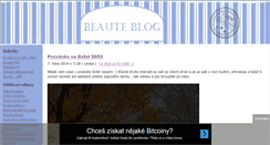 Desktop Screenshot of beaute.blog.cz