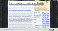 Desktop Screenshot of hardver-teszt.blog.hu