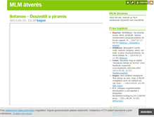 Tablet Screenshot of mlm-atveres.blog.hu