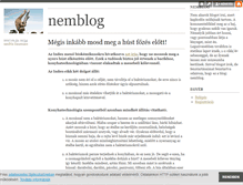 Tablet Screenshot of nemblog.blog.hu