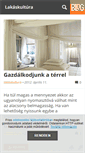 Mobile Screenshot of lakaskultura.blog.hu