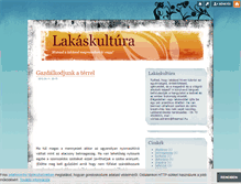 Tablet Screenshot of lakaskultura.blog.hu