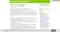 Desktop Screenshot of japanmelo.blog.hu