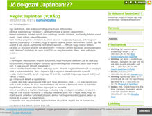 Tablet Screenshot of japanmelo.blog.hu