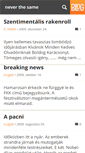 Mobile Screenshot of never.blog.hu