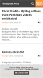 Mobile Screenshot of budapest-anno.blog.hu