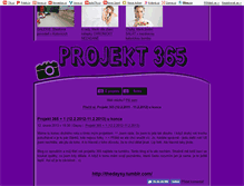 Tablet Screenshot of daysy-projekt365.blog.cz