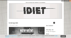 Desktop Screenshot of idiet.blog.hu