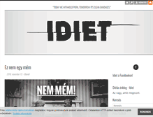 Tablet Screenshot of idiet.blog.hu